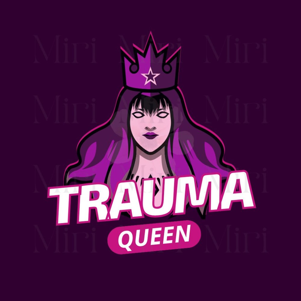 Custom "Trauma Queen" sticker! - Picture 2 of 4